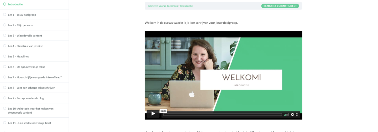 schrijven voor je doelgroep, online schrijfcursus